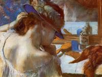 Degas, Edgar - At the Mirror